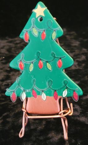 Christmas Tree Ornament - Small Lights Design