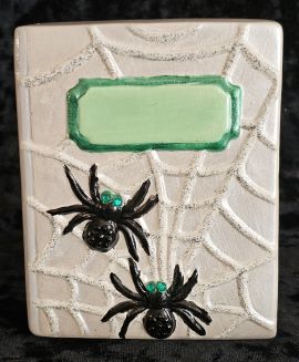 Book - Spider with Web - Green