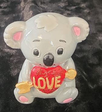 Koala Heart Figurine